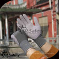 SRSAFETY 13G knitted nylon liner foam latex dipped glove/latex safety gloves with china supplier